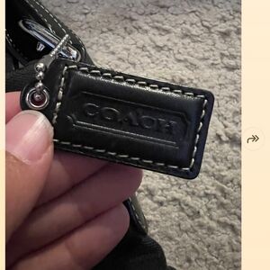 Coach Black Leather Bag